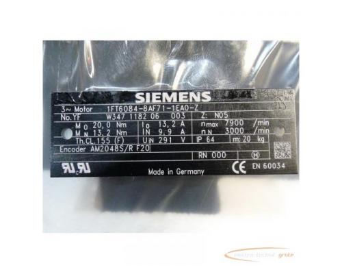 Siemens 1FT6084-8AF71-1EA0 - Z Synchron-Servomotor > ungebraucht! - Bild 6