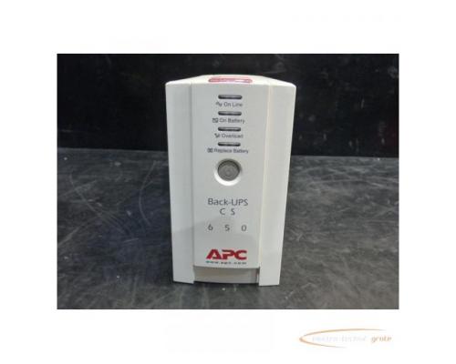 APC USV Back UPS CS 650 SN:4B1512P61278 - Bild 3