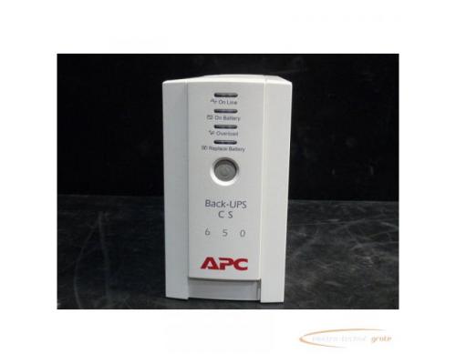 APC USV Back UPS CS 650 SN:4B1527P40272 - Bild 3