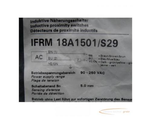 Baumer elektric IFRM 18A1501 / S29 Näherungsschalter > ungebraucht! - Bild 4