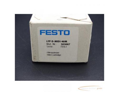 Festo LFP-D-MIDI-40M Filterpatrone 363667 > ungebraucht! - Bild 2