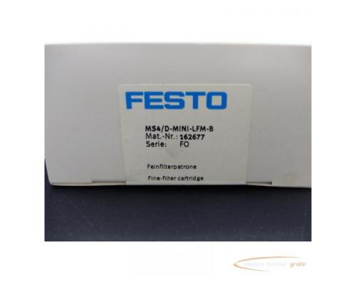 Festo MS4/D-MINI-LFM-B Feinfilterpatrone 162677 > ungebraucht! - Bild 2