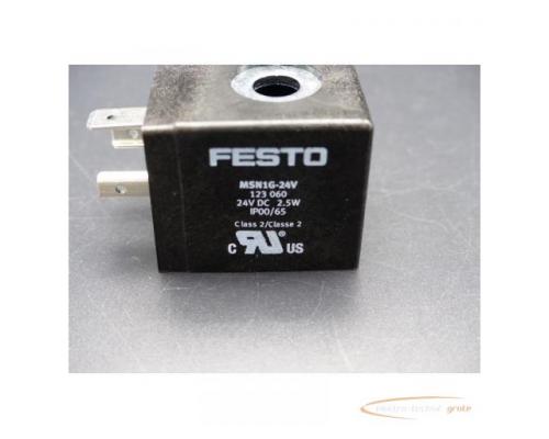 Festo MSN1G-24V Magnetventil 123060 > ungebraucht! - Bild 2