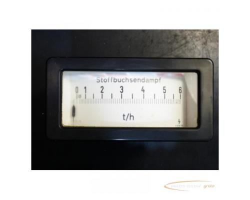 Siemens Analoganzeige "Stoffbuchsendampf 0-6 t/h" - Bild 1