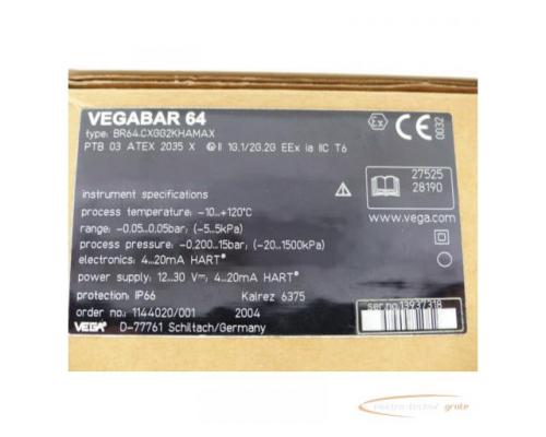 Vega BR64.CXGG2KHAMAX VEGABAR 64 Druckmessumformer > ungebraucht! - Bild 5