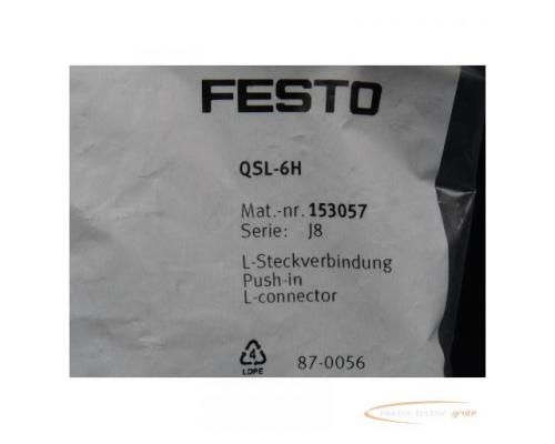 Festo QSL-6H Steckverbindung 153057 VPE= 10 Stück > ungebraucht! - Bild 3