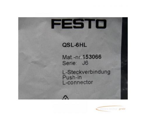 Festo QSL-6HL Steckverbindung 153066 VPE= 10 Stück > ungebraucht! - Bild 3