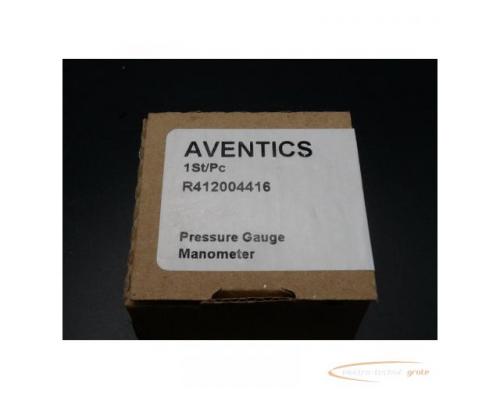 Aventics R 412004416 Manometer > ungebraucht! - Bild 3