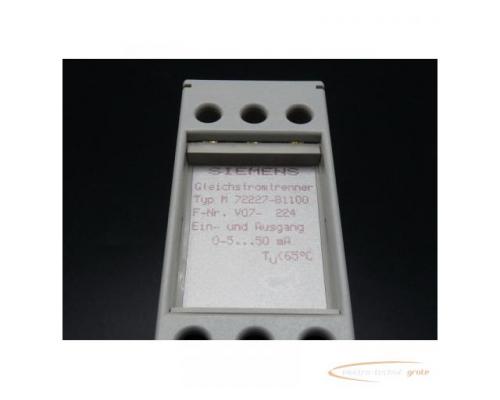 Siemens M72227-B1100 Gleich-Strom-Trennwandler - Bild 3