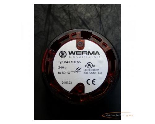 Werma 843 100 55 LED-Rundlichtelement rot > ungebraucht! - Bild 2