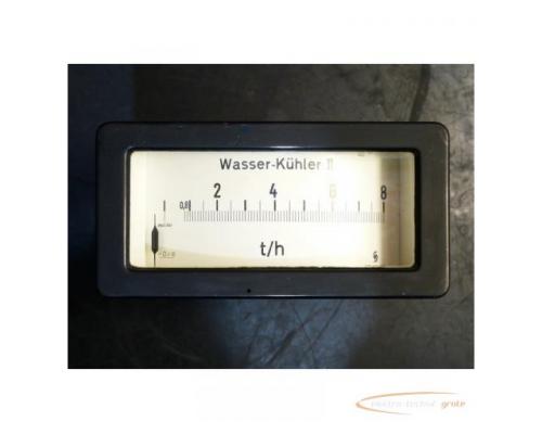 Siemens Analoganzeige "Wasser-Kühler II 0-8 t/h" - Bild 1