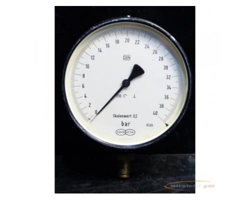 VDO / OTA Manometer 0-40 bar Ø 150 mm - Bild 1