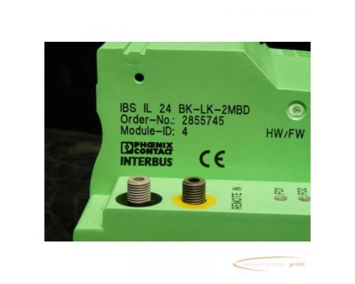 Phoenix Contact IBS IL 24 BK-LK-2MBD Interbus Module-ID: 4 Order-No: 2855745 - Bild 4