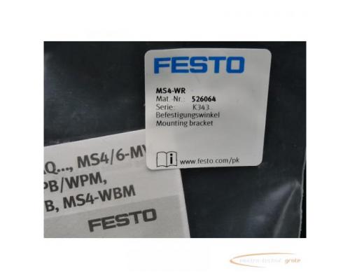 Festo MS4-WR Befestigungswinkel Mat.-Nr.: 526064 > ungebraucht! - Bild 2