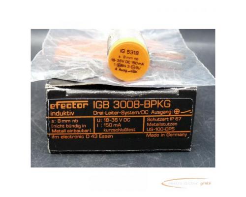 ifm IG5318 IGB3008-BPKG efector induktiver Sensor > ungebraucht! - Bild 4