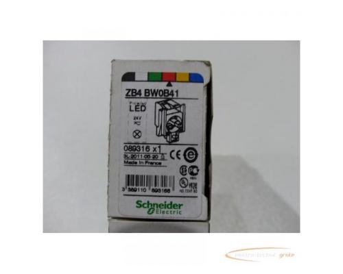 Schneider Electric ZB4 BW0B41 Hilfsschalterblock, Ø 22, rot Integral LED 1S, VPE = 2 Stück > unge - Bild 4