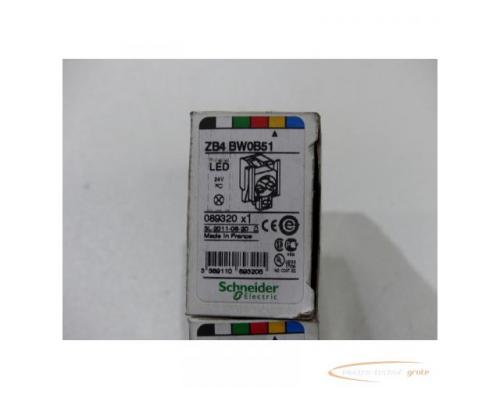 Schneider Electric ZB4 BW0B51 Hilfsschalterblock, Ø 22, gelb Integral LED 1S , VPE = 2 Stück > un - Bild 4