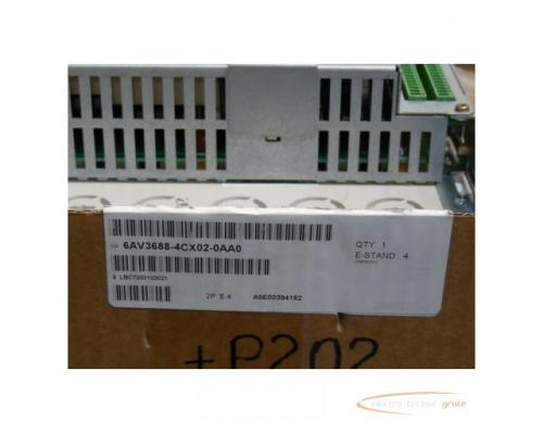 Siemens 6AV3688-4CX02-0AA0 SN: LBC7000100021 PP17-I PROFI safe E-Stand 4 > ungebraucht! - Bild 4