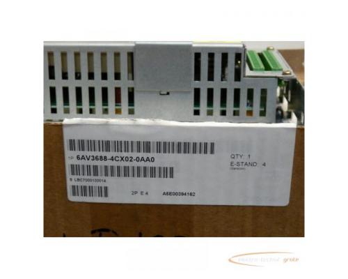 Siemens 6AV3688-4CX02-0AA0 SN: LBC7000100014 PP17-I PROFI safe E-Stand 4 - Bild 4