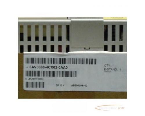 Siemens 6AV3688-4CX02-0AA0 SN:LBC7000100033 PP17-I PROFI safe E-Stand 4 - Bild 4