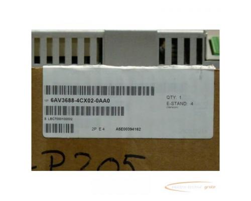 Siemens 6AV3688-4CX02-0AA0 SN:LBC7000100002 PP17-I PROFI safe E-Stand 4 - Bild 4