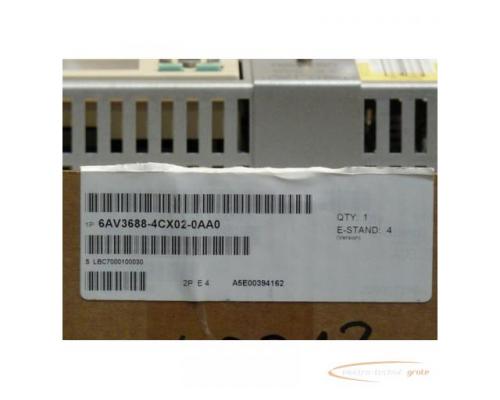 Siemens 6AV3688-4CX02-0AA0 SN:LBC7000100030 PP17-I PROFI safe E-Stand 4 - Bild 4