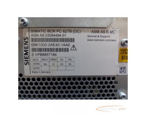 Siemens 6BK1000-0AE40-1AA0 Box PC 627B (DC) SN:VPB8857184, ohne Festplatte - Bild 5