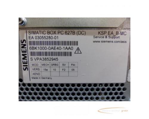 Siemens 6BK1000-0AE40-1AA0 Box PC 627B (DC) SN:VPA3852945, ohne Festplatte - Bild 5