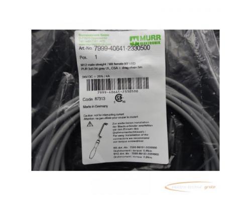 Murrelektronik 7999-40641-2330500 M12 Stecker gerade auf M8 Buchse gew. mit LED > ungebraucht! - Bild 2