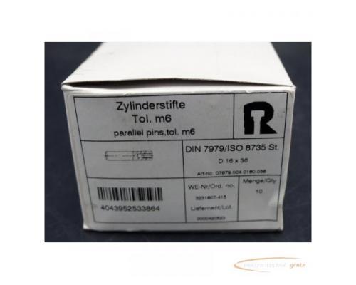 Zylinderstifte m6 DIN 7979/ISO 8735 St. D 16 x 36 VPE 10 St > ungebraucht! - Bild 2