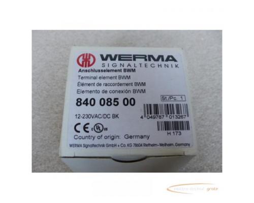 Werma 840 085 00 IP 54 Type12 Anschlusselement BWM >ungebraucht - Bild 2