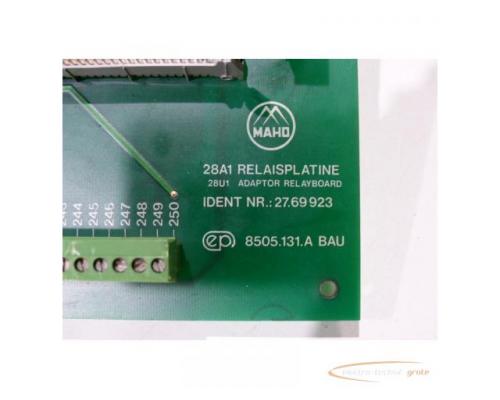 Maho 28A1 Relaisplatine 28U1 Adaptor Relayboard Id.Nr. 27.69 923 - Bild 3