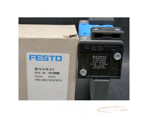 Festo JD-5/2-D-1-C Pneumatikventil 151008 > ungebraucht! - Bild 4