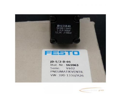 Festo JD-5/2-D-01 Pneumatikventil 161063 > ungebraucht! - Bild 4