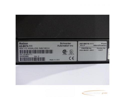 AEG / Schneider Modicon AS-B875-111 800 I/O SN 20038663 - Bild 5