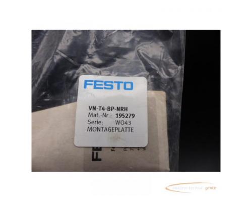 Festo VN-T4-BP-NRH Mat.Nr. 195279 Montageplatte > ungebraucht! - Bild 2