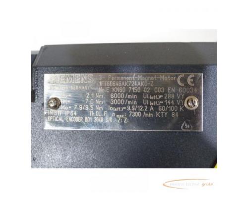 Siemens 1FT6064-6AK72-4AK0-Z Servomotor > mit 12 Monaten Gewährleistung! - Bild 5