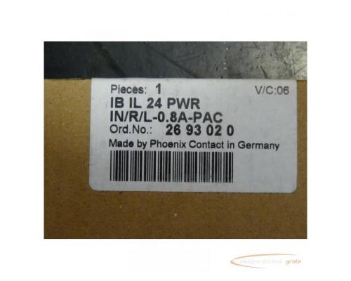 Phoenix Contact IB IL 24 PWR IN/R/L-0.8A-PAC - 2693020 - > ungebraucht! - Bild 2