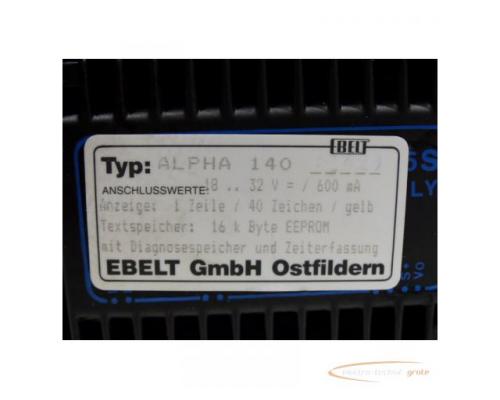 Ebelt ALPHA 140 Bedienfeld - Bild 3