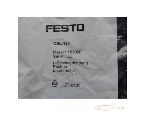 Festo QSL-12H L-Steckverbindung 153060 VPE 10 Stück > ungebraucht! - Bild 3