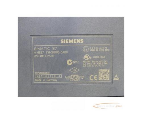 Siemens 6ES7416-3FR05-0AB0 S7-400, CPU 416F-3 PN/DP > neuwertig + getestet! - Bild 5