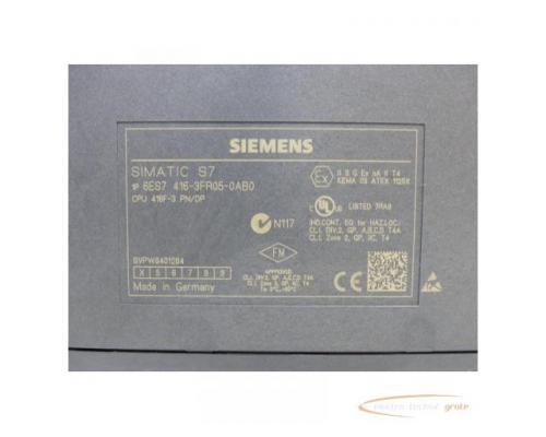 Siemens 6ES7416-3FR05-0AB0 S7-400, CPU 416F-3 PN/DP > neuwertig + getestet! - Bild 5