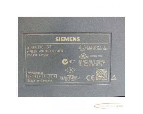 Siemens 6ES7416-3FR05-0AB0 S7-400, CPU 416F-3 PN/DP > neuwertig + getestet! - Bild 6