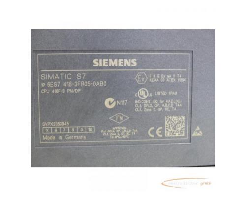 Siemens 6ES7416-3FR05-0AB0 S7-400, CPU 416F-3 PN/DP > neuwertig + getestet! - Bild 6