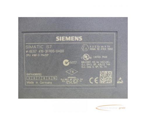 Siemens 6ES7416-3FR05-0AB0 S7-400, CPU 416F-3 PN/DP > neuwertig + getestet! - Bild 6