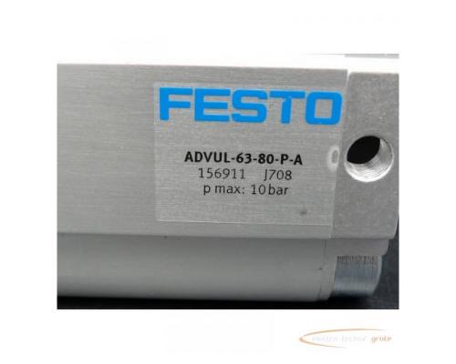 Festo ADVUL-63-80-P-A Kompakt-Zylinder 156911 > ungebraucht! - Bild 3