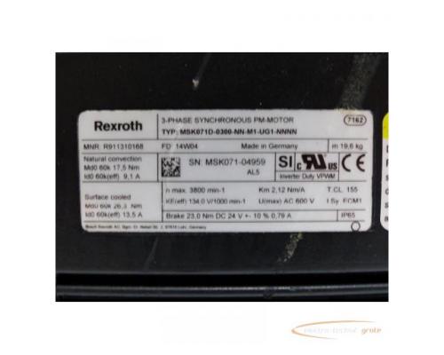 Rexroth MSK071D-0300-NN-M1-UG1-NNNN MNR: R911310168 - Bild 4