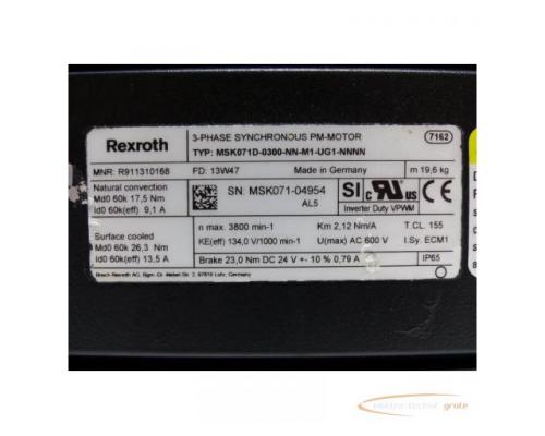 Rexroth MSK071D-0300-NN-M1-UG1-NNNN MNR: R911310168 - Bild 4