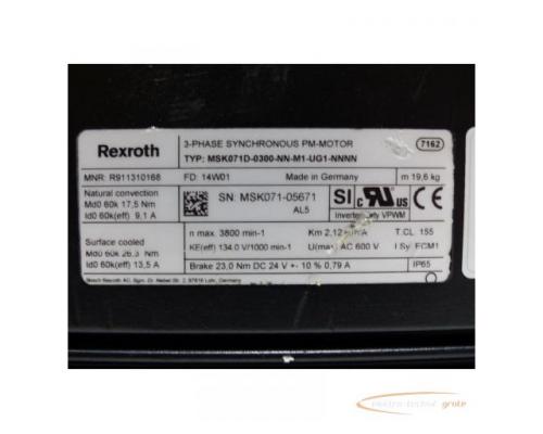 Rexroth MSK071D-0300-NN-M1-UG1-NNNN MNR: R911310168 - Bild 4