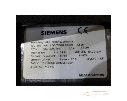 Siemens 1HU3102-0AH01-Z Permanent-Magnet-Motor > ungebraucht! - Bild 5